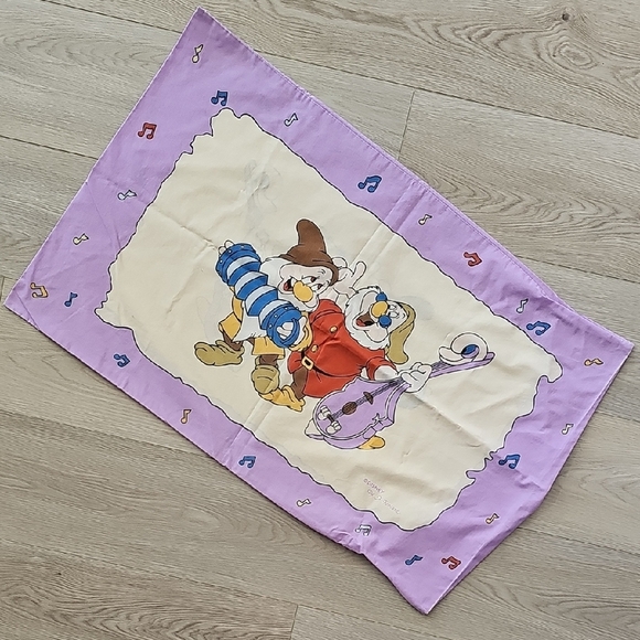 Vintage A-Fontane x Disney Snow White & The Seven Dwarves Pillow Case - Picture 1 of 9